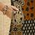 women ethnic motifs printed regular sequinned kurta with trousers