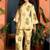 women floral printed regular  cotton kurti with trousers