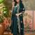 women ethnic motifs regular thread work kurta with palazzos & with dupatta