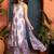 women floral printed regular linen kurta with palazzos & with dupatta