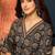 women ethnic motifs printed regular zardozi  cotton kurta with palazzos & with dupatta