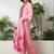 women ethnic motifs embroidered regular thread work kurta with palazzos & with dupatta