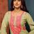 women ethnic motifs embroidered regular thread work kurta with palazzos