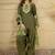women ethnic motifs embroidered regular thread work kurta with patiala & with dupatta
