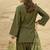 women ethnic motifs embroidered regular thread work kurta with patiala & with dupatta