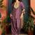 women ethnic motifs embroidered regular thread work kurta with patiala & with dupatta