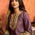 women ethnic motifs embroidered regular thread work kurta with patiala & with dupatta