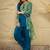 women ethnic motifs embroidered regular thread work kurta with patiala & with dupatta