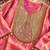 women embroidered regular sequinned kurta with farshi salwar set