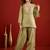 women ethnic motifs embroidered kurta wtih farshi salwar