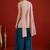 women ethnic motifs embroidered regular sequinned kurta with palazzos & with dupatta