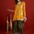 women floral printed regular gotta patti kurta with patiala