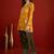 women floral printed regular gotta patti kurta with patiala