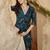 women bandhani dyed regular thread work kurta with trousers & with dupatta