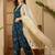 women bandhani dyed regular thread work kurta with trousers & with dupatta