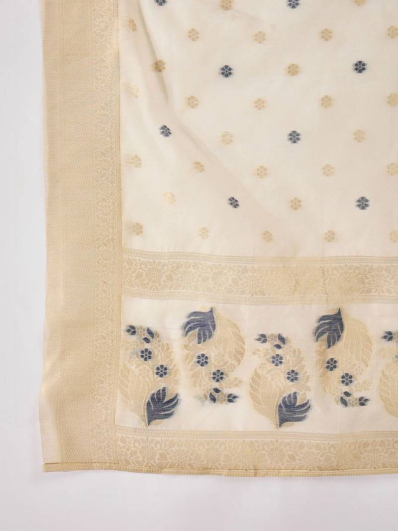 women bandhani dyed regular thread work kurta with trousers & with dupatta