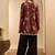 women floral printed regular kurta with farshi salwar set
