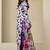 women printed regular thread work kurta with trousers & with dupatta