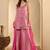 women ethnic motifs regular sequinned kurta with sharara & with dupatta