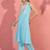 women regular mirror work kurta with harem pants