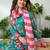 women floral printed regular thread work kurta with palazzos & with dupatta