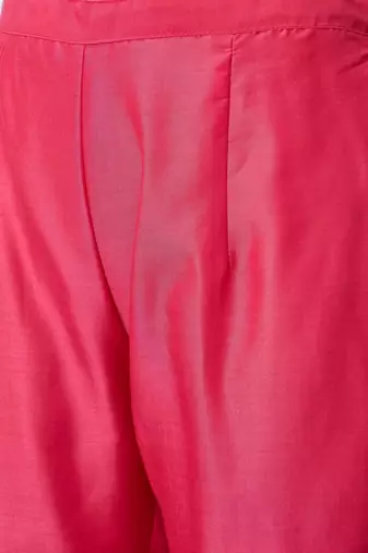 women floral printed regular thread work kurta with palazzos & with dupatta