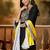women ethnic motifs embroidered regular thread work kurta with palazzos & with dupatta