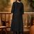 women ethnic motifs embroidered regular thread work kurta with palazzos & with dupatta
