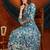 women floral printed angrakha thread work kurta with palazzos & with dupatta