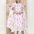 women floral printed regular kurta with trousers & with dupatta