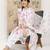 women floral printed regular kurta with trousers & with dupatta