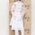 women floral printed regular kurta with trousers & with dupatta