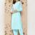 women floral regular thread work kurta with patiala & with dupatta