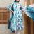 women floral printed regular  cotton kurta with trousers & with dupatta