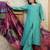 women floral regular thread work kurta with palazzos & with dupatta