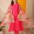 women floral regular kurta with trousers & with dupatta