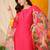 women floral regular kurta with trousers & with dupatta