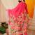 women floral regular kurta with trousers & with dupatta