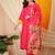 women floral regular kurta with trousers & with dupatta