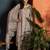 women floral printed regular zardozi  cotton kurta with palazzos & with dupatta
