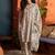 women floral printed regular zardozi  cotton kurta with palazzos & with dupatta