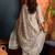 women floral printed regular zardozi  cotton kurta with palazzos & with dupatta