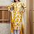 women floral printed regular  cotton kurta with trousers & with dupatta