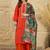 women regular thread work kurta with palazzos & with dupatta