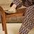 women floral printed regular linen kurta with palazzos & with dupatta