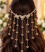 Kundan ambada juda pin bun cage & hair brooch