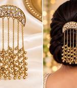 Kundan ambada juda pin bun cage & hair brooch