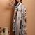 women floral printed regular thread work kurta with trousers & with dupatta