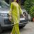 women ethnic motifs embroidered regular zardozi kurta with palazzos
