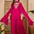 women ethnic motifs embroidered regular thread work kurta with palazzos & with dupatta